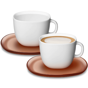 Lume Porcelain Cappuccino Coffee Cups