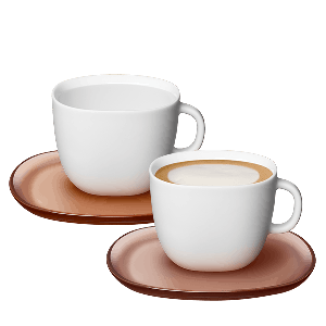 LUME CAPPUCCINO CUPS X 2